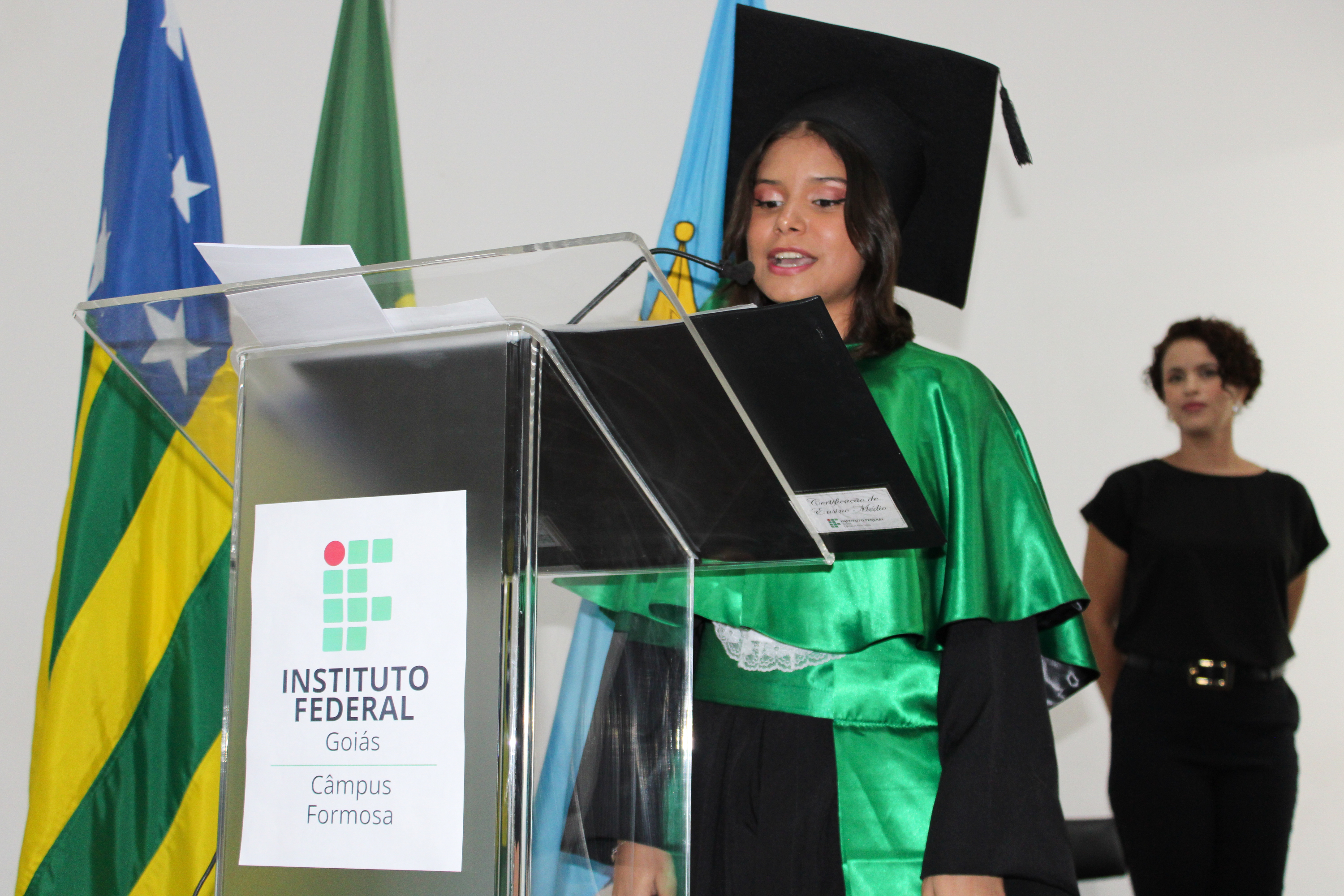 Oradora de Biotecnologia relembra momentos da turma